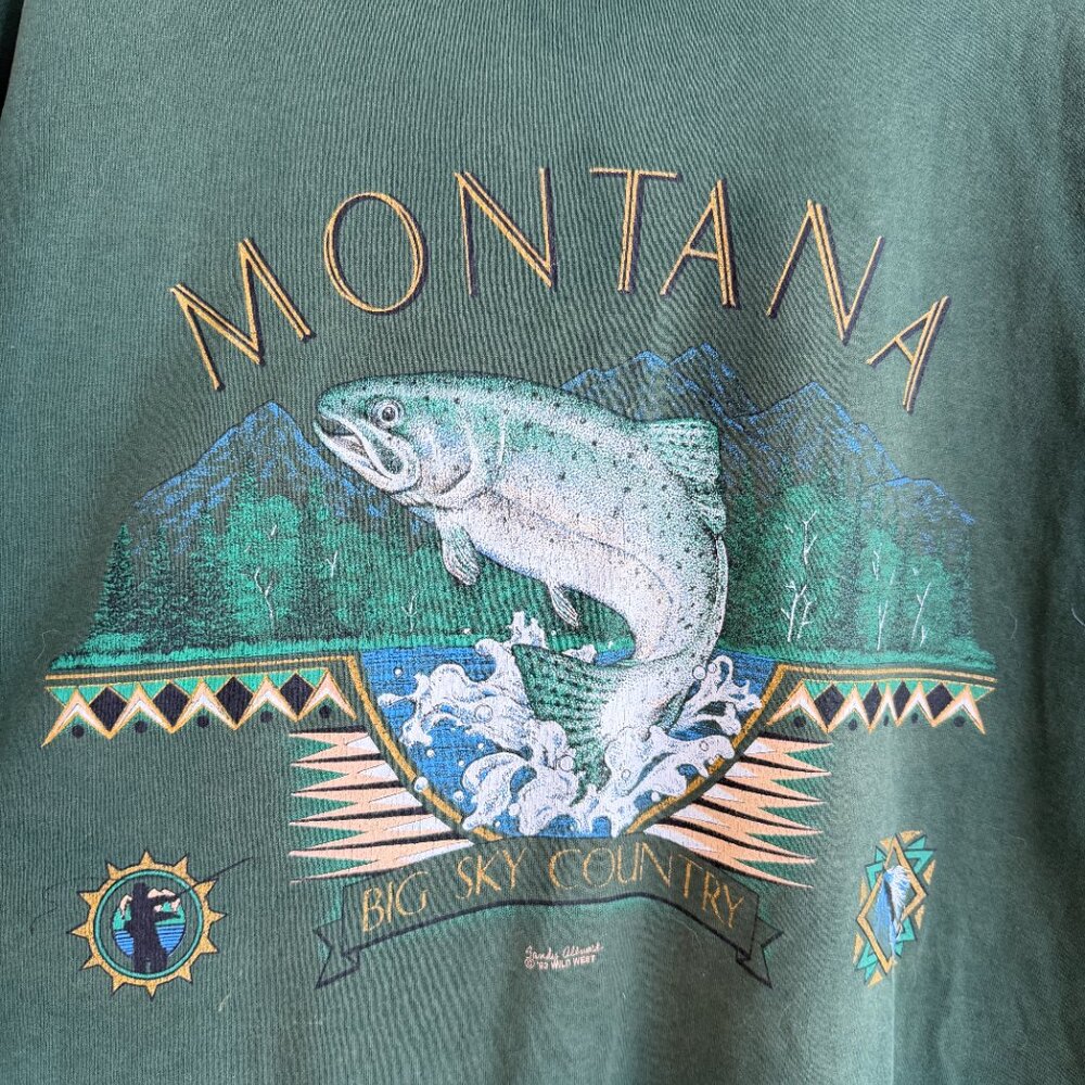 3/$30 🌟 VTG '93 Montana Tee XL - Picture 4 of 10